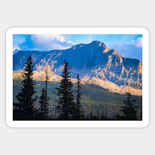 The Mountains of Glacier National Park Sticker